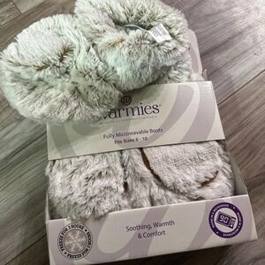 New Warmie Microwavable Slippers Size 6-10